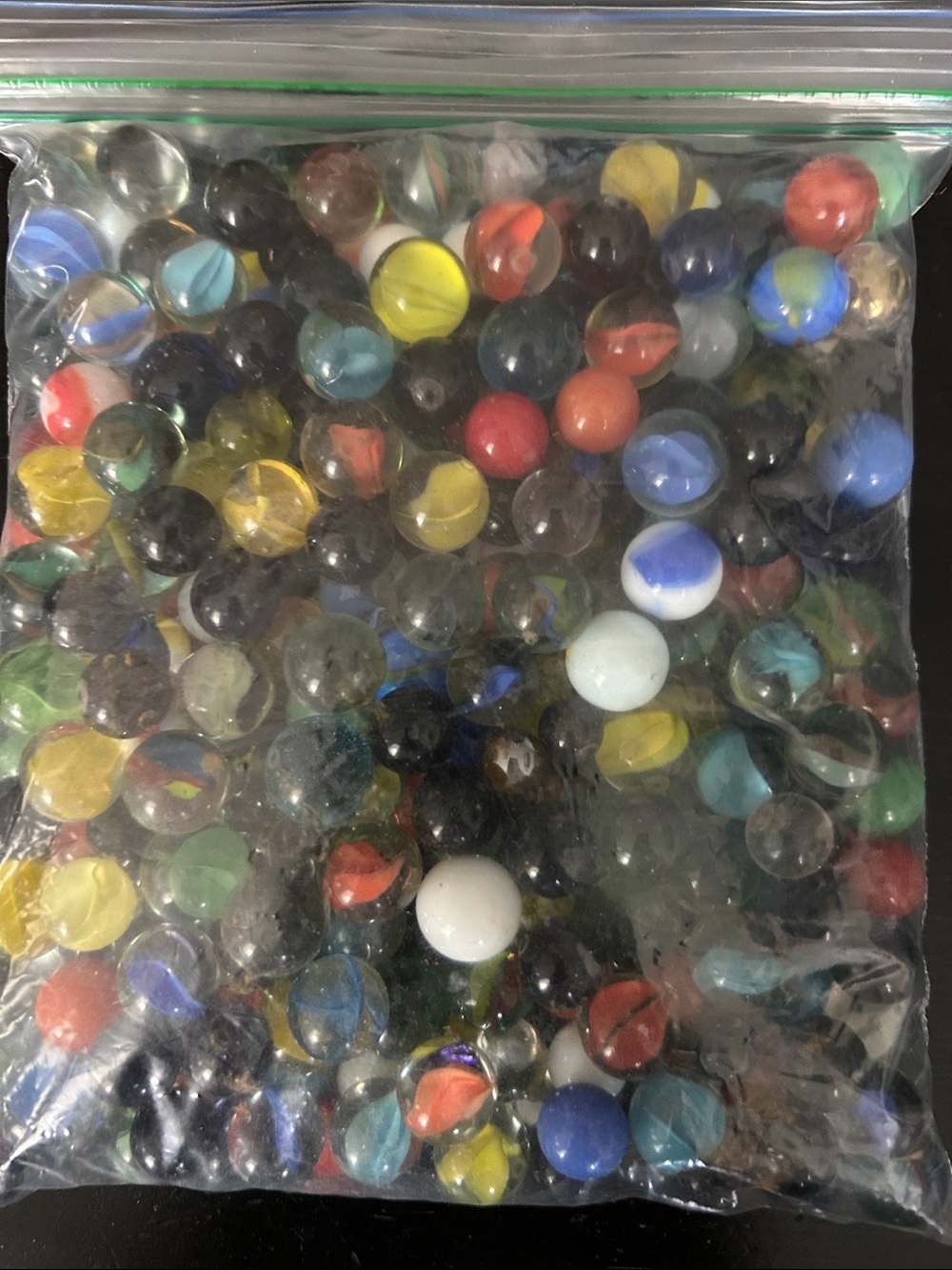 Assorted Glass Marbles Bag - Multicolor
